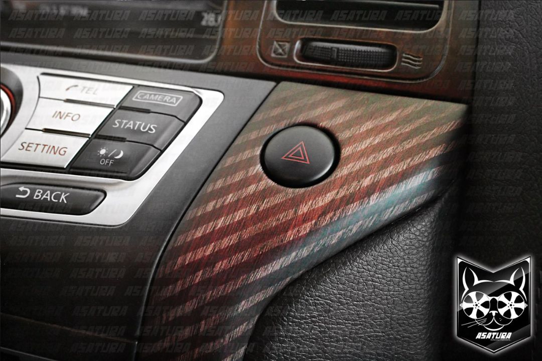 Nissan Murano - Аквапринт матовое дерево со стрелами