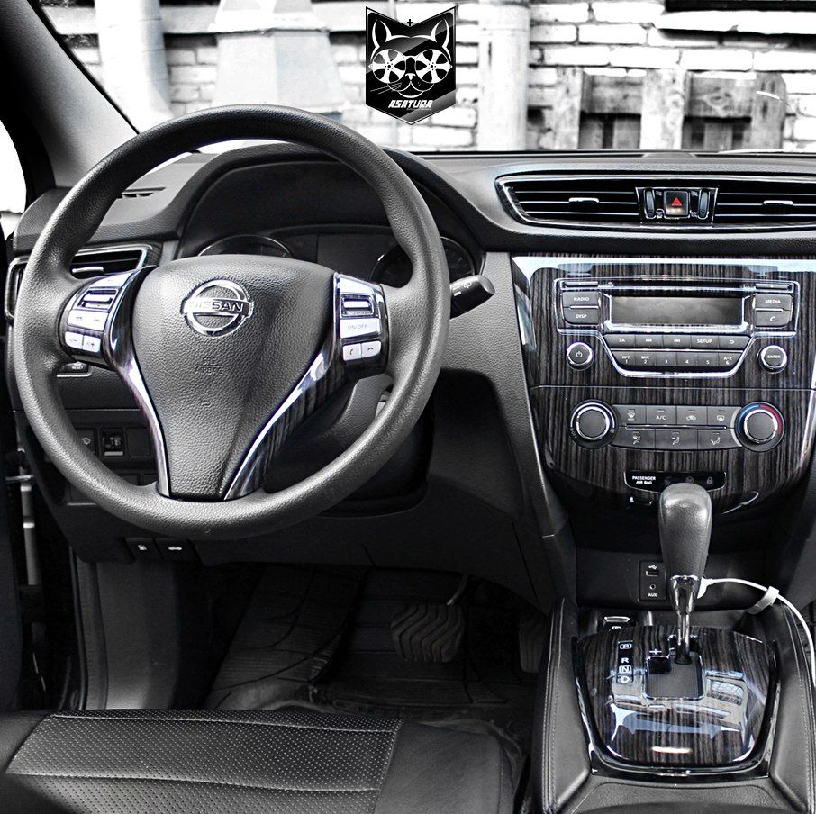 Nissan Qashqai - Аквапринт дерево прямое