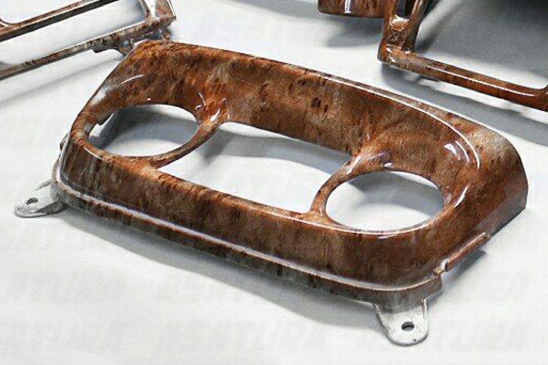 Nissan Almera - Аквапринт дерево "птичий глаз"