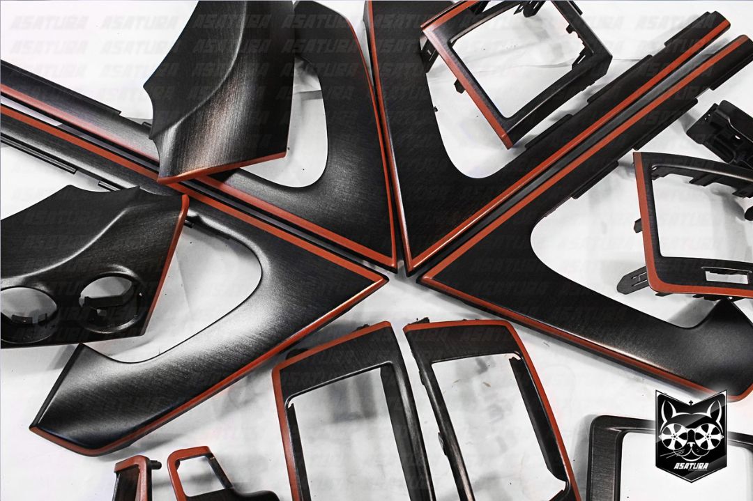 Land Cruiser 200 - Металл матовый с оранжевой окантовкой