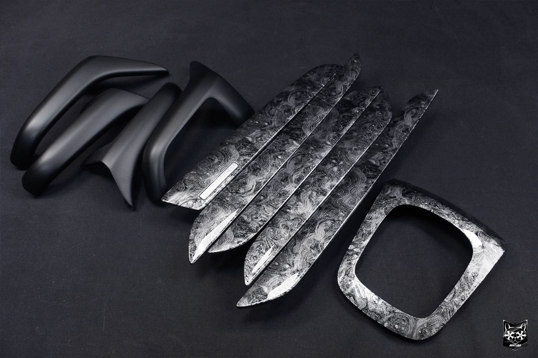 Audi Q3 - Детали в текстуру дерево