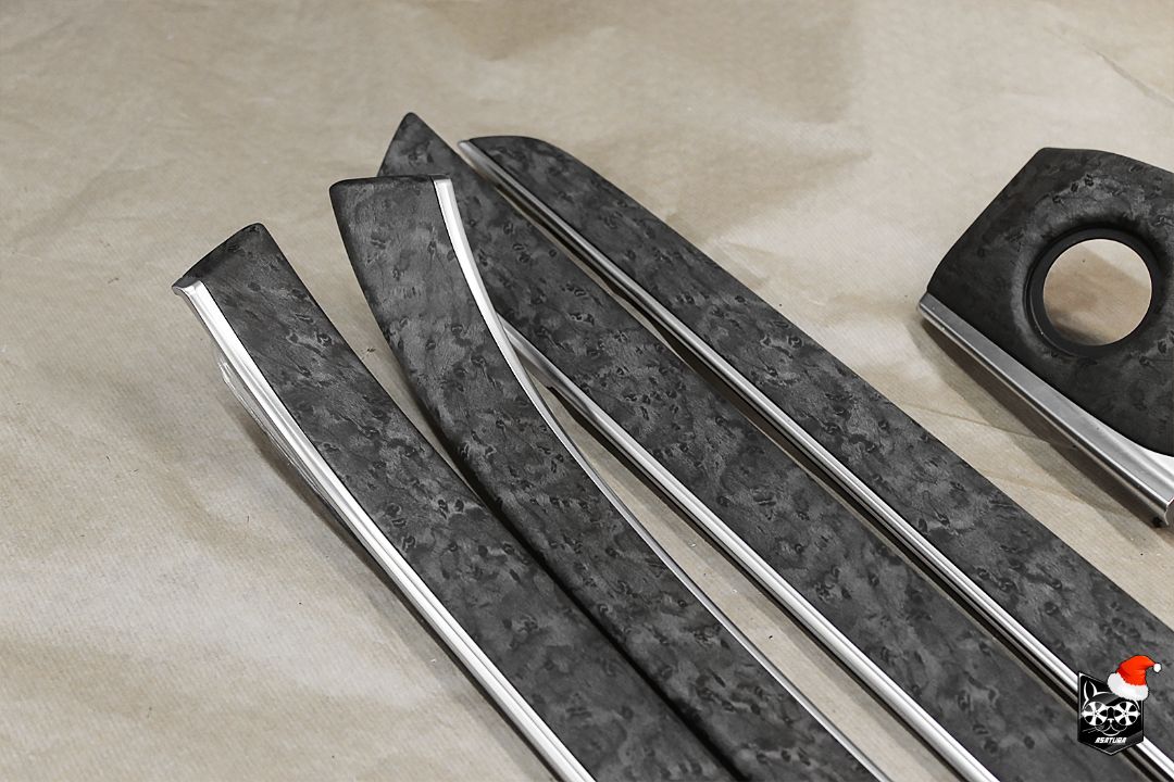 Mercedes-Benz S-Class - Аквапринт серое дерево