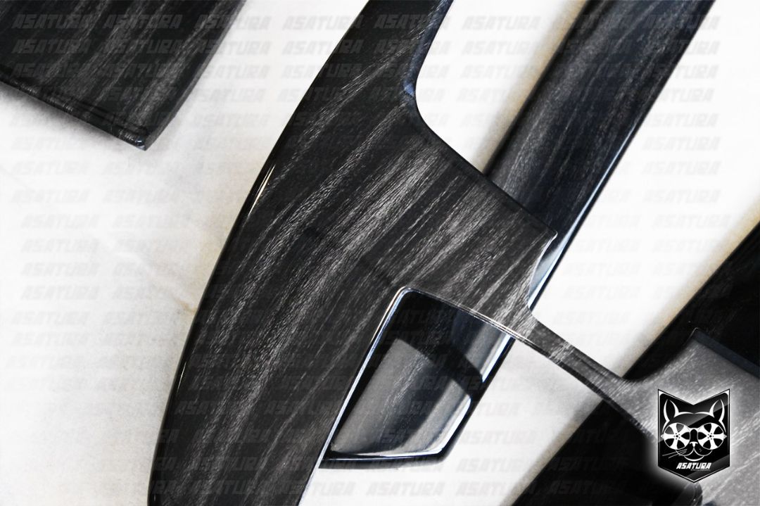 Mercedes-Benz W140 - Аквапринт черное дерево