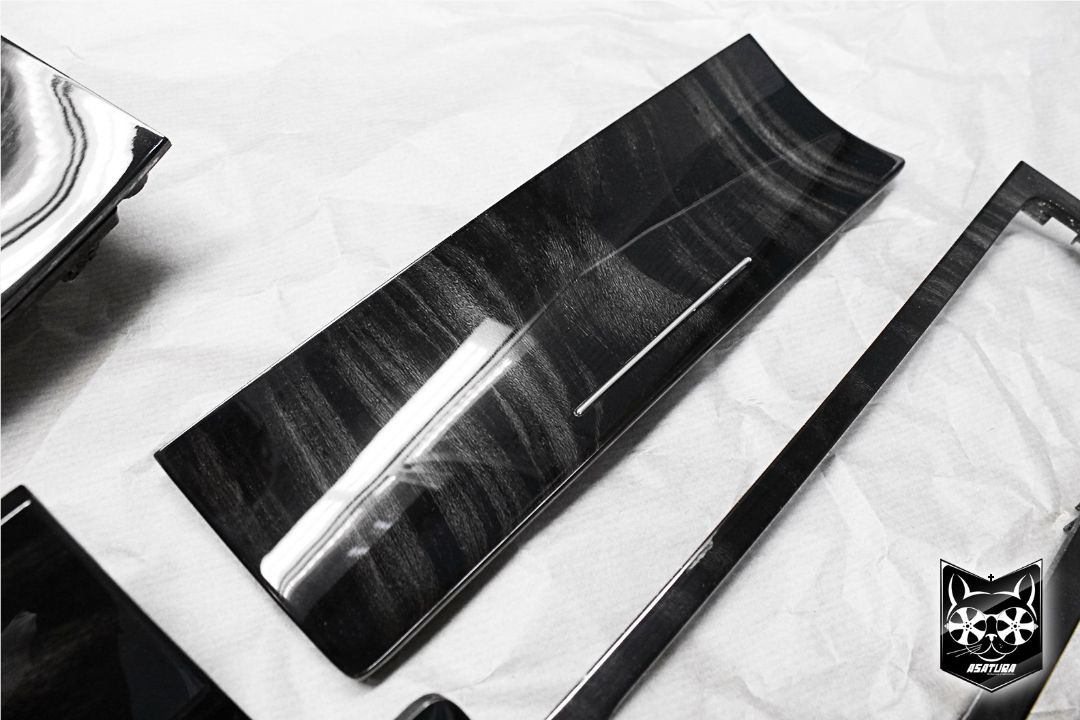 Volkswagen Touareg - Аквапринт дерево черный полисандр