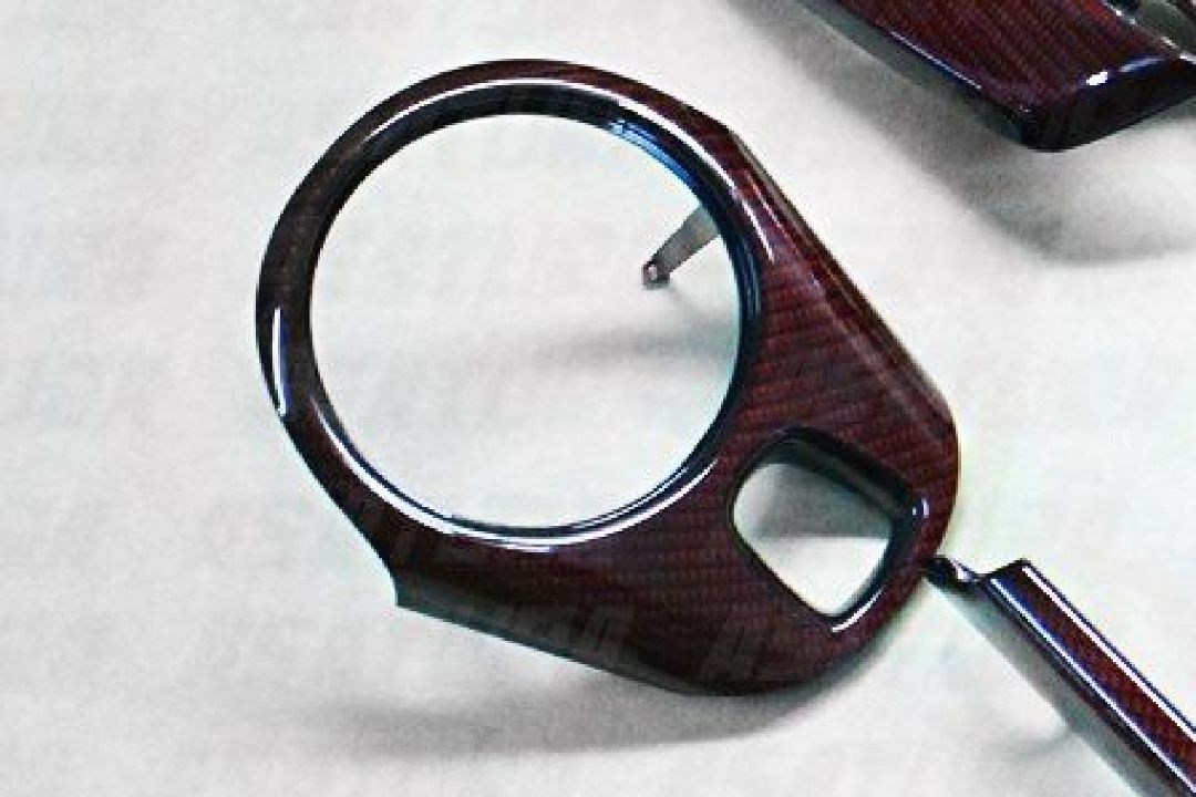 Kia Cerato - Аквапринт красный карбон