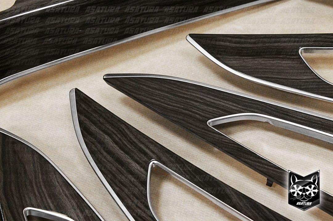 Audi A6 - Волнистое серое дерево