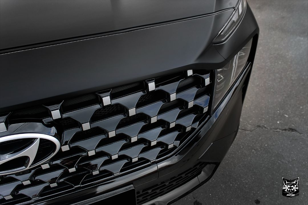 Hyundai Santa Fe - Антихром решетки