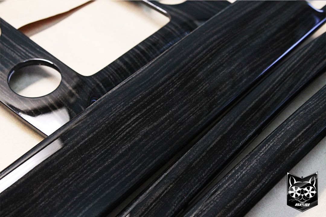 Volvo S80 - Аквапринт черное дерево