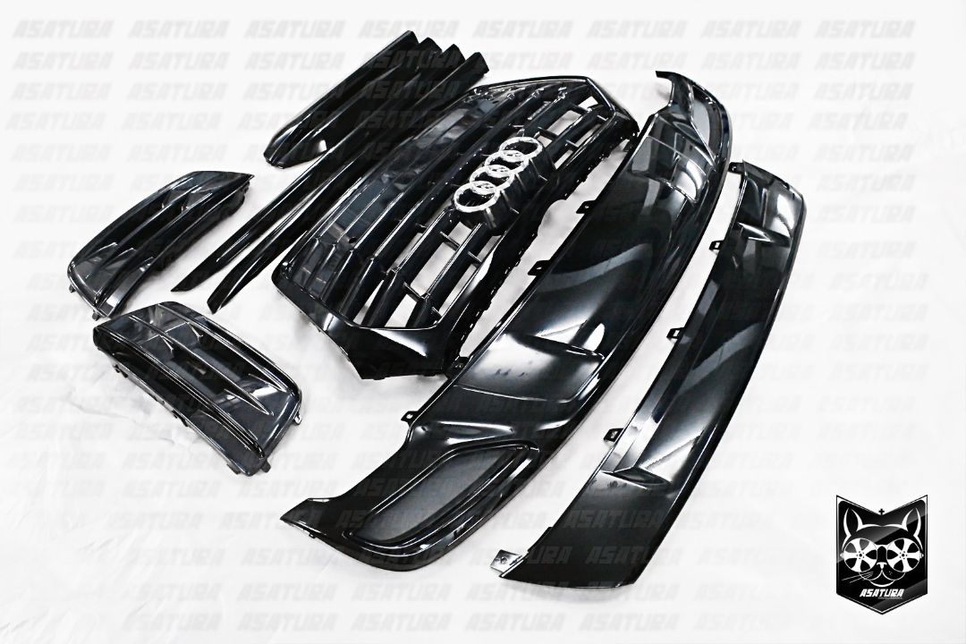 Audi Q5 - Рояльный лак антихром