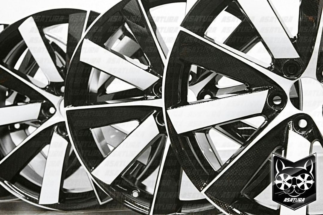 Диски Volvo - Карбон с белым