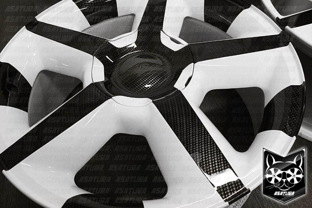 Диски Chevrolet Tahoe - Карбон с белым