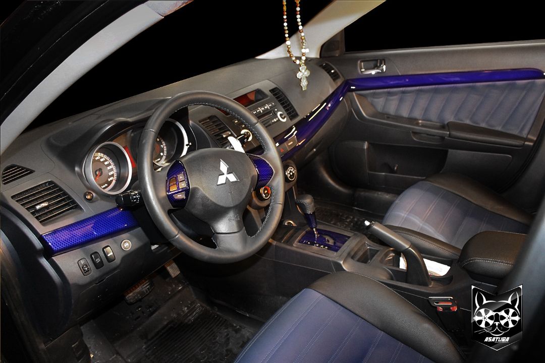 Mitsubishi Lancer - Аквапринт 3d соты