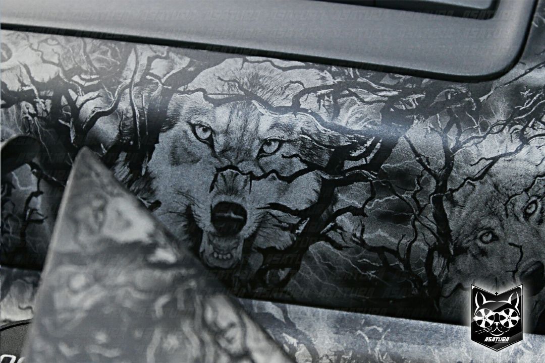 Infiniti QX 80 - Аквапринт волки