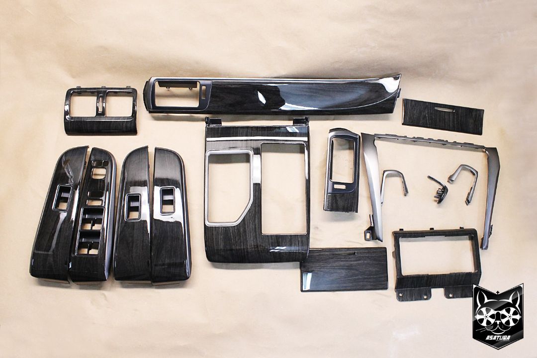 CamryV50 - Аквапринт черное дерево