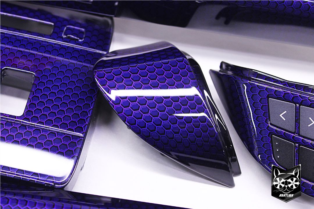 Mitsubishi Lancer - Аквапринт 3d соты