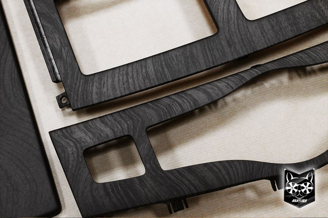 Infiniti QX 80 - Аквапринт темное матовое дерево