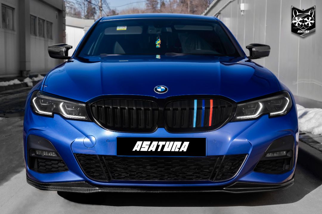 BMW M5 - Антихром экстерьера в натуральный карбон