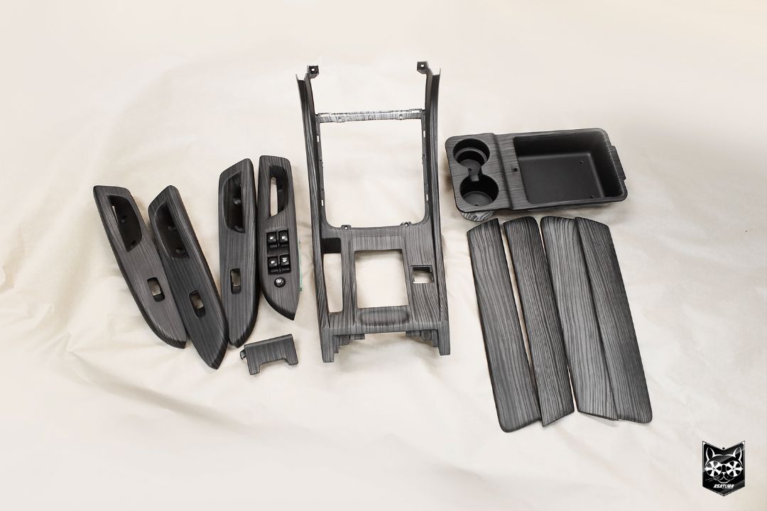 SsangYong Musso - Аквапринт серое дерево зебрано