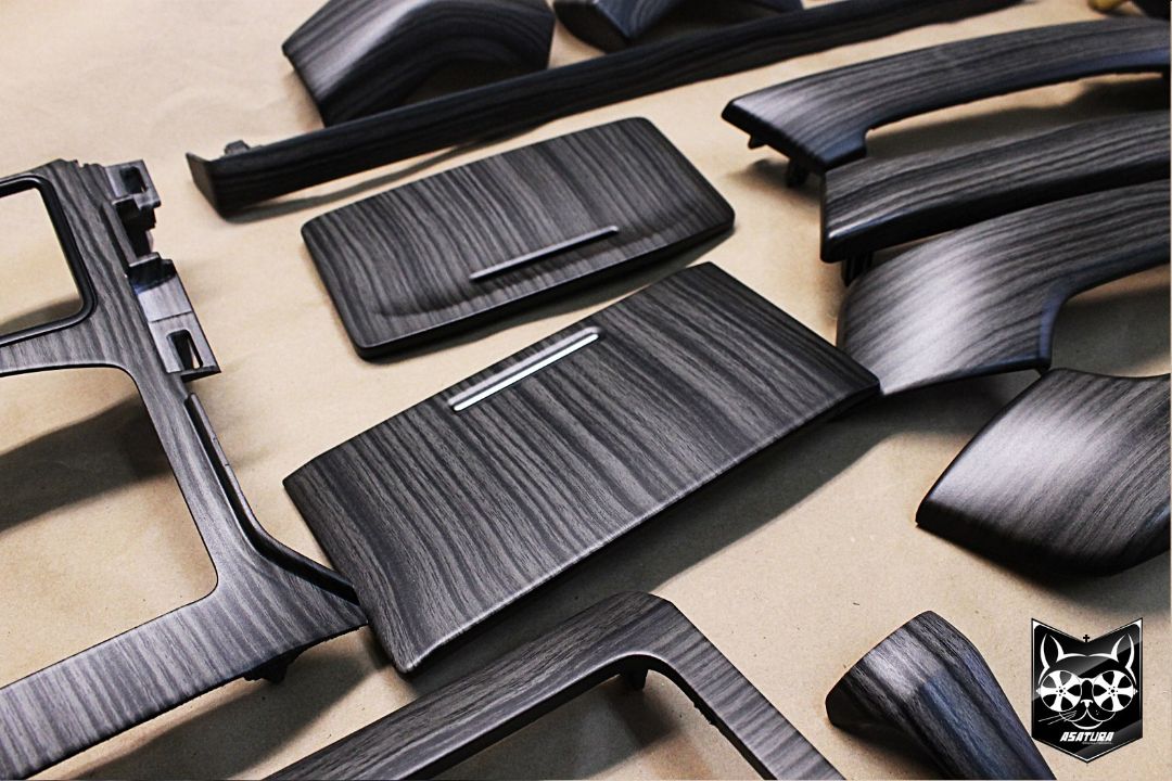 Land Cruiser Prado - Аквапринт черное дерево