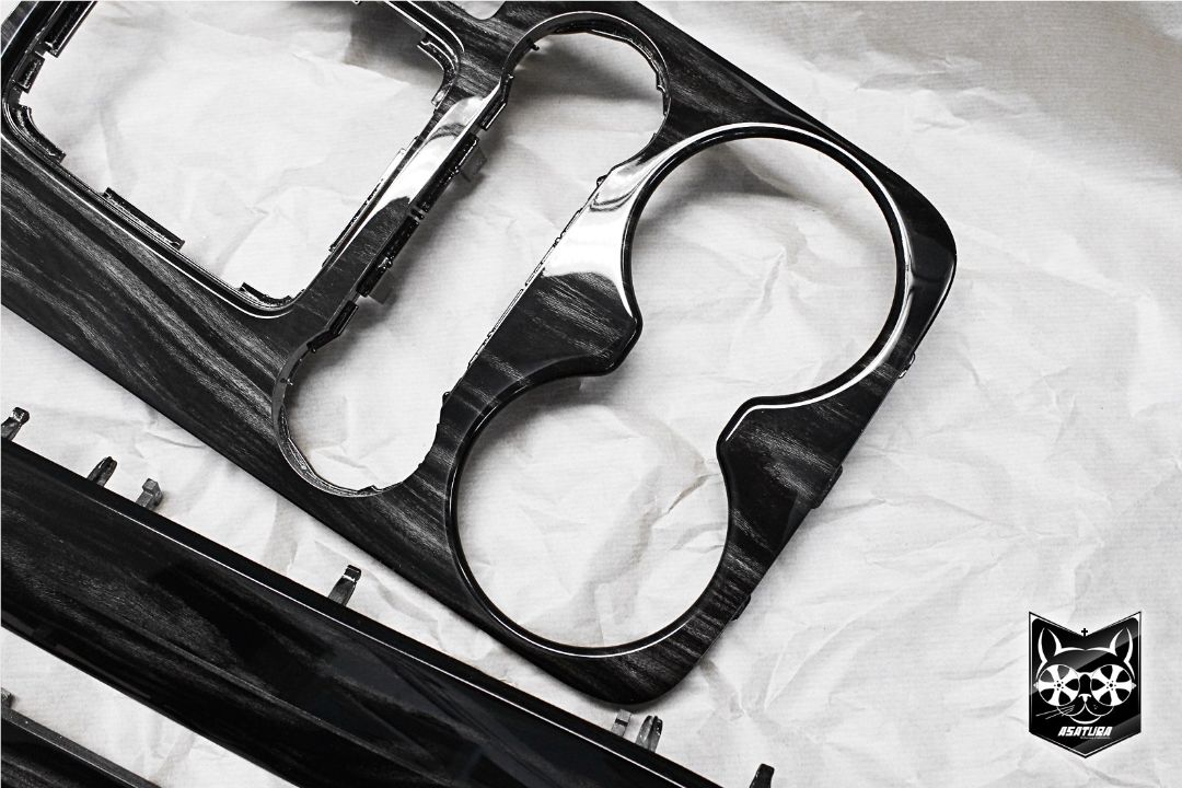 Volkswagen Touareg - Аквапринт дерево черный полисандр