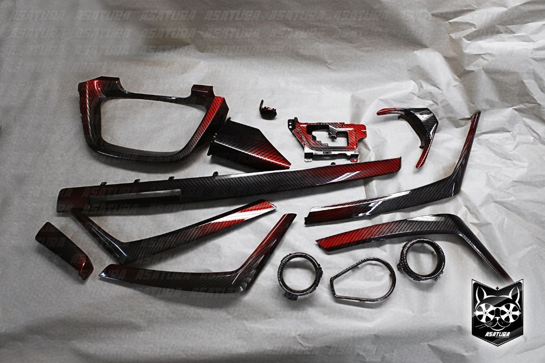 RAV4 - Красно-серый карбон