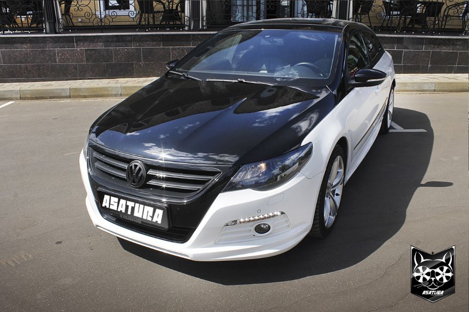 Volkswagen Passat - Покраска кузова, тюнинг оптики, анихром деталей экстерьера