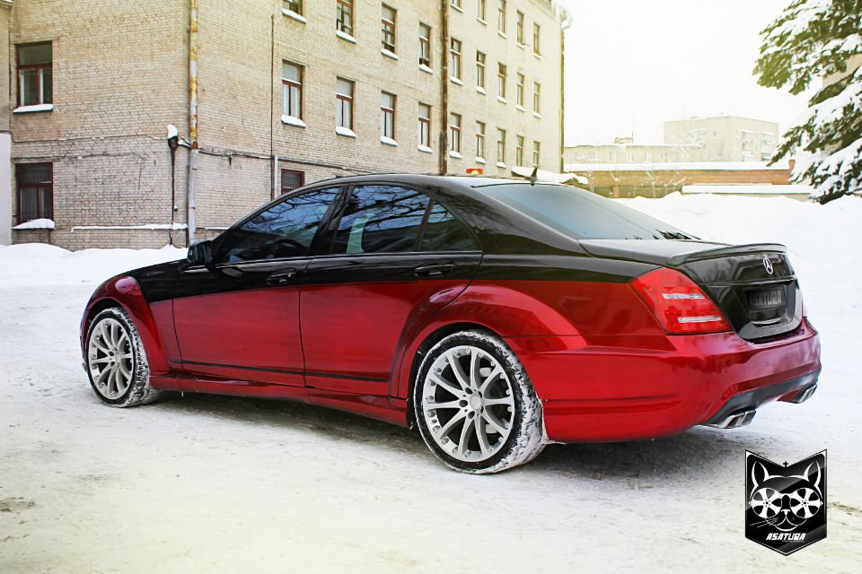 Mercedes-Benz - Антихром деталей экстерьера