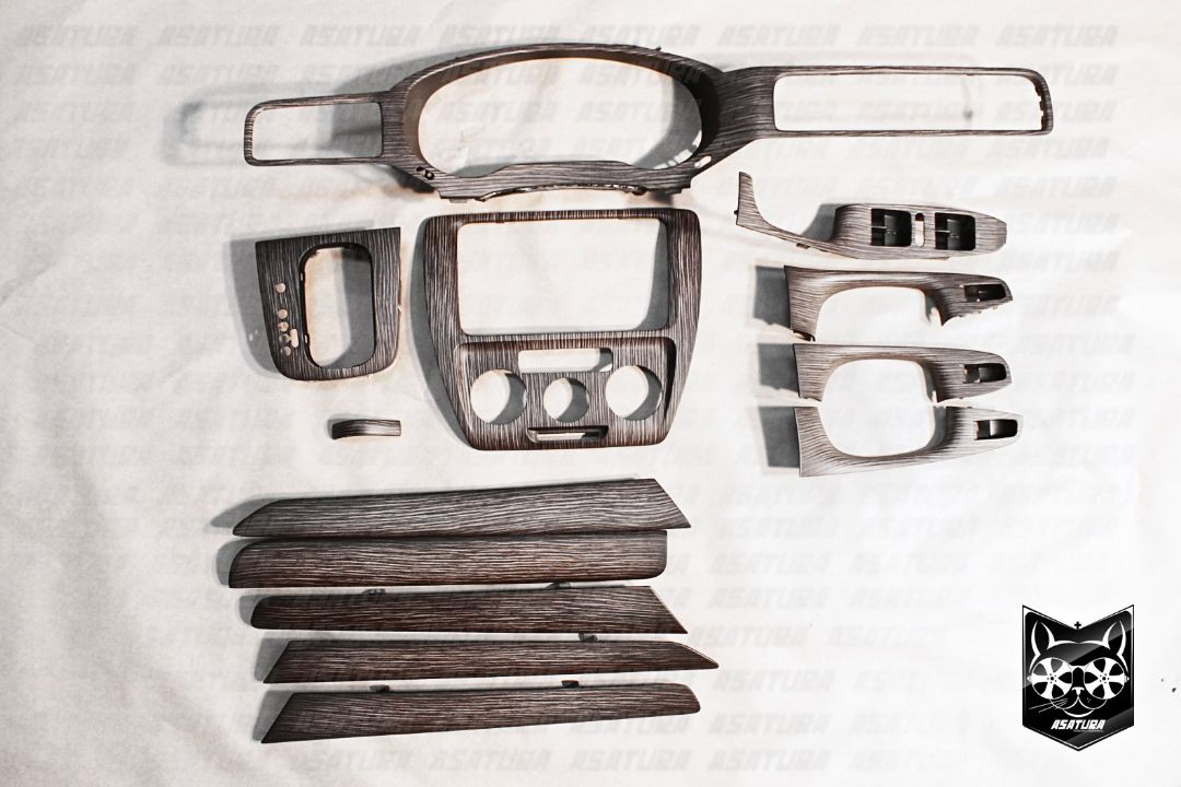 Volkswagen Jetta - Аквапринт прямое дерево