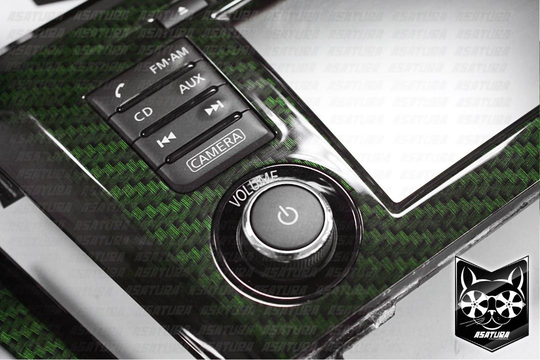 Nissan Qashqai - Аквапринт зеленый карбон