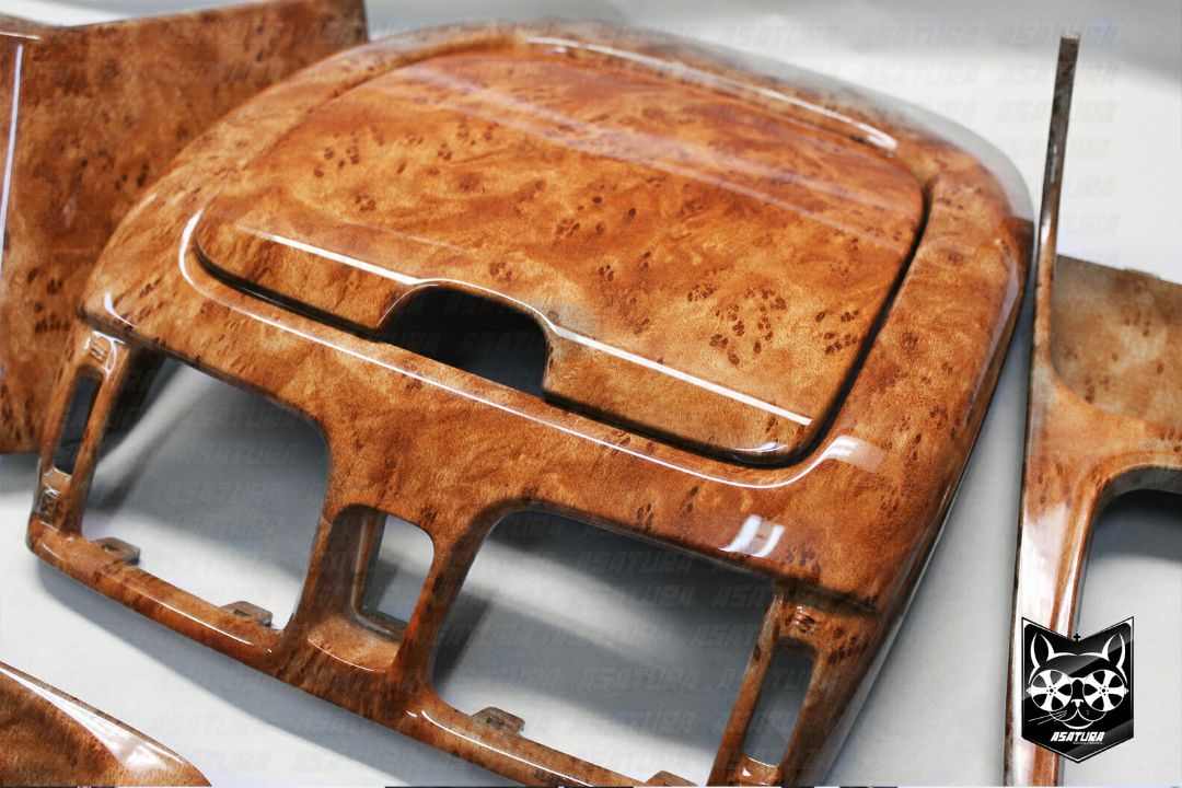 Nissan Almera - Аквапринт дерево "птичий глаз"