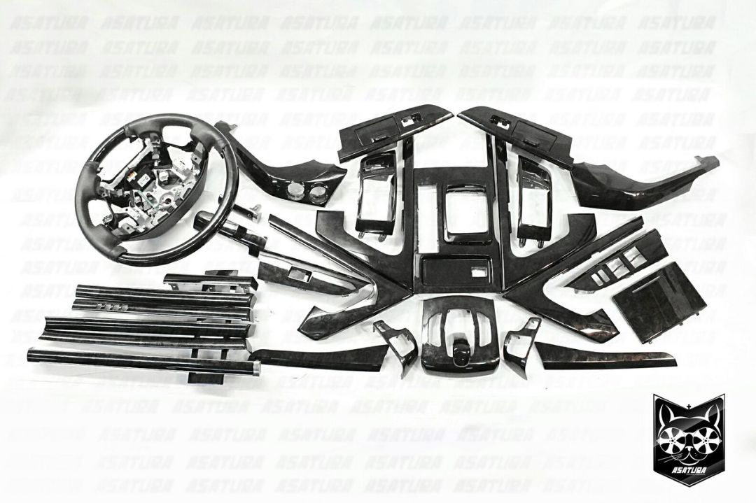 Land Cruiser 200 - Аквапринт космическое дерево орех