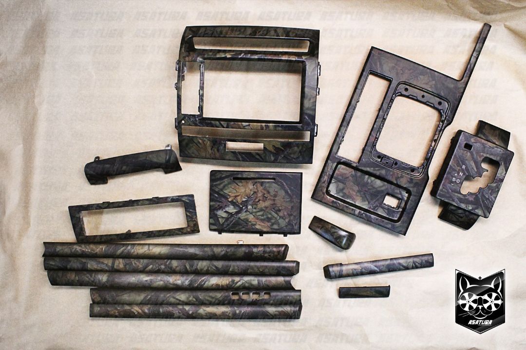 Land Cruiser 200 - Аквапринт лесной камуфляж