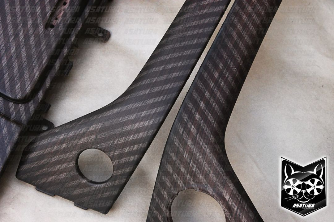 Nissan Murano - Аквапринт матовое дерево со стрелами