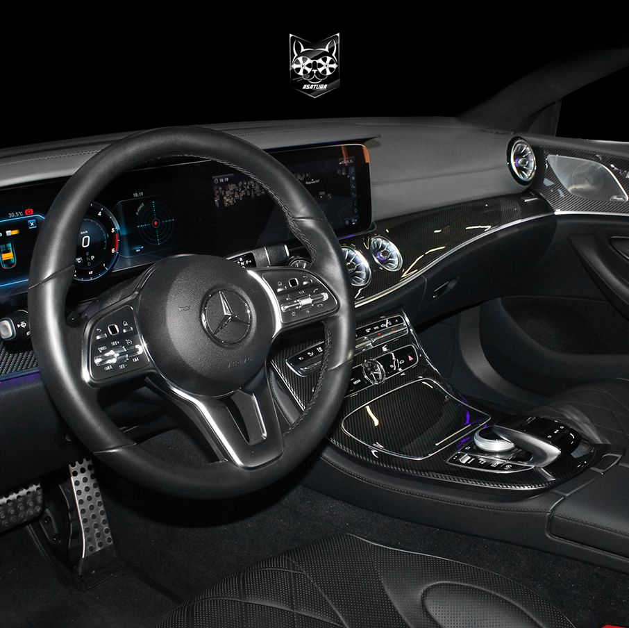 Mercedes-Benz CLS - Аквапринт под карбон