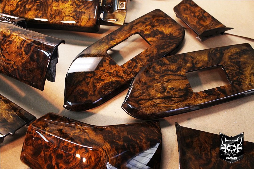 Land Cruiser Prado - Аквапринт дерево орех