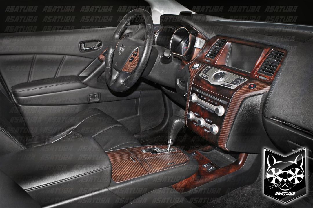 Nissan Murano - Аквапринт матовое дерево со стрелами