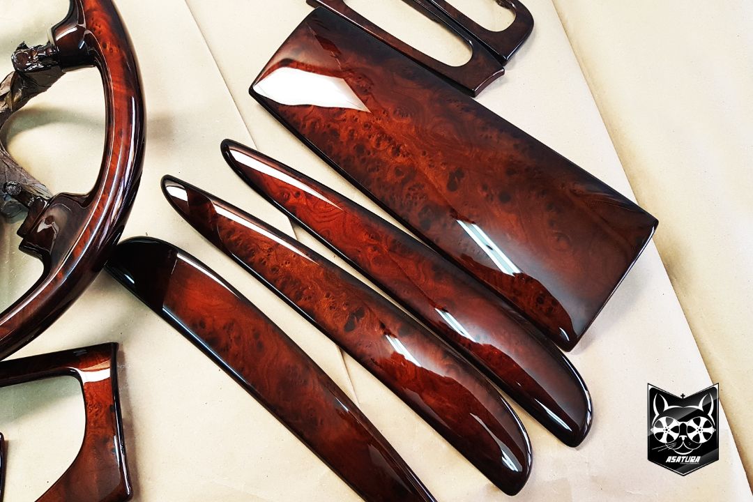 Jaguar - Аквапринт глянцевое дерево