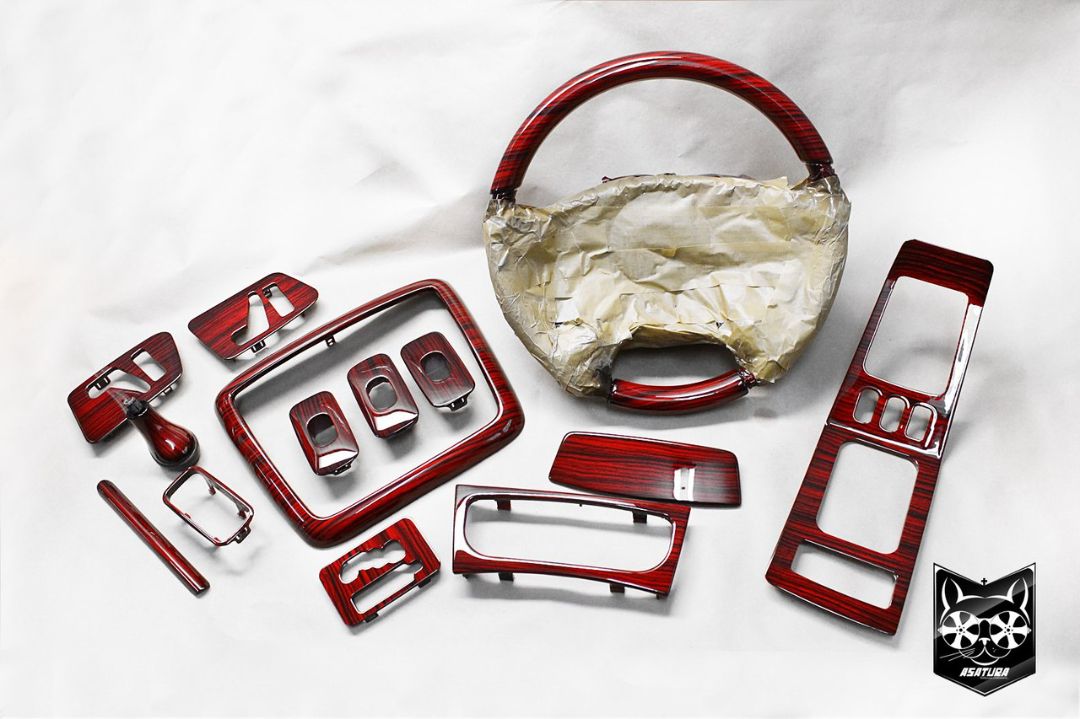 Mercedes Gelandewagen - Аквапринт красное дерево