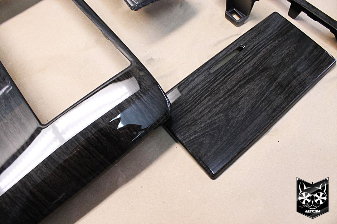 Camry V50 - Аквапринт черное дерево