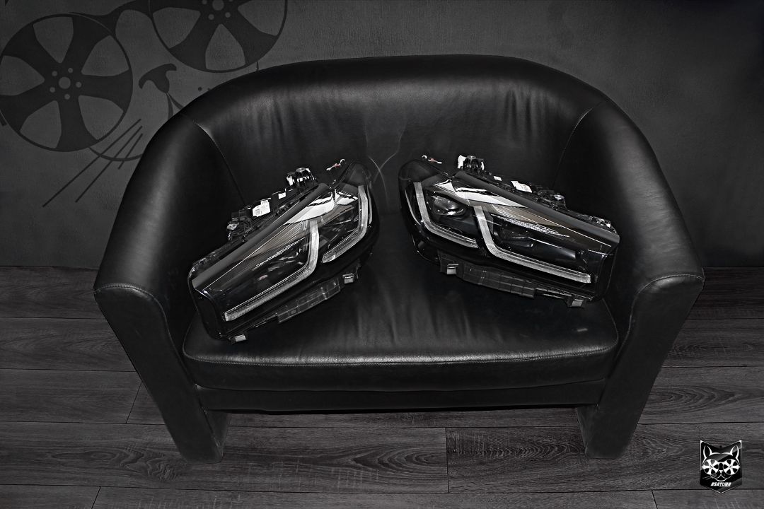 BMW 5 G30 покраска масок фар