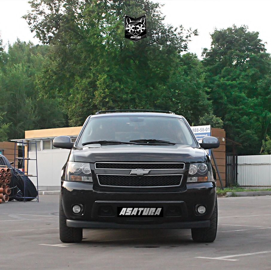 Chevrolet Tahoe - Антихром шлифованный металл