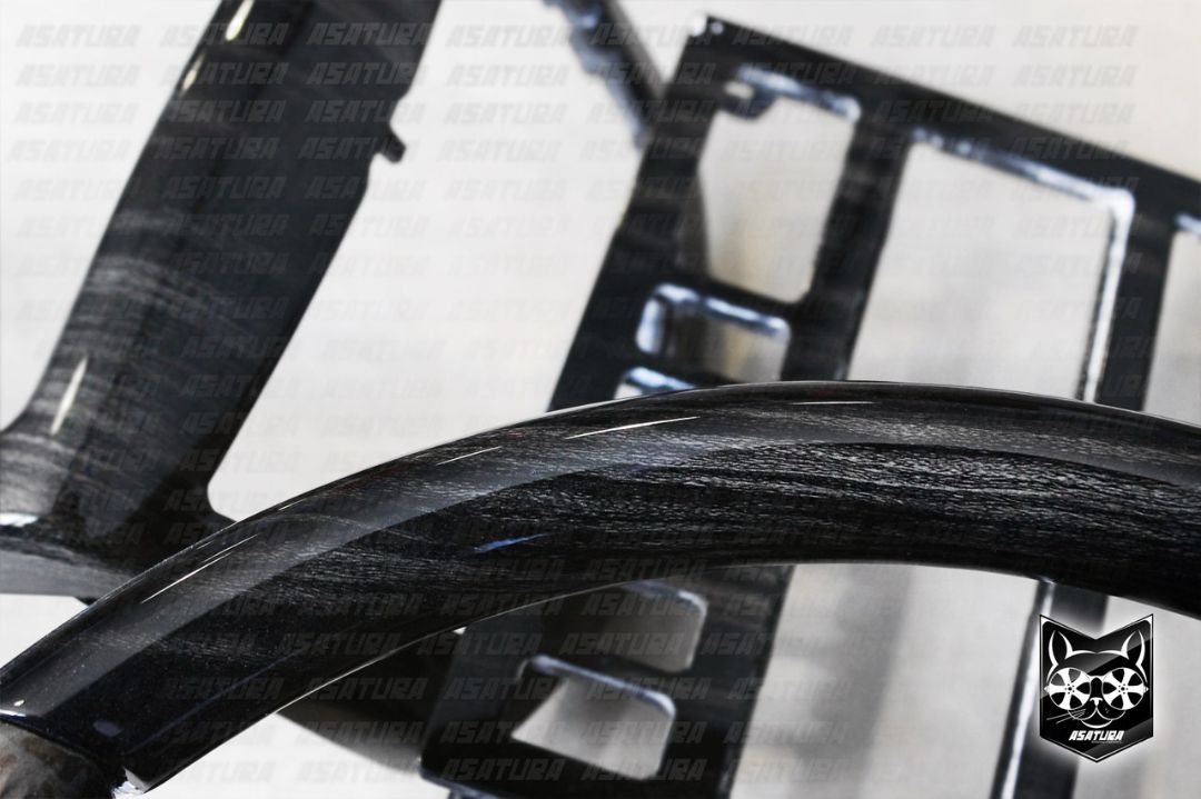 Mercedes-Benz W140 - Аквапринт черное дерево