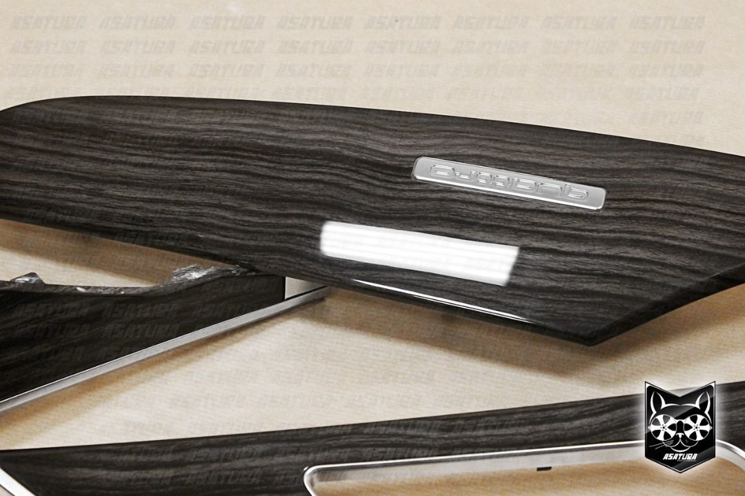 Audi A6 - Волнистое серое дерево