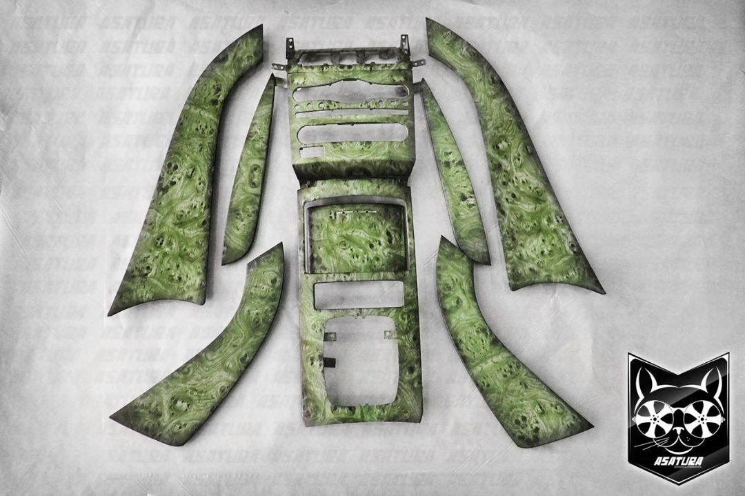 Infiniti QX 70 - Аквапринт зеленое дерево