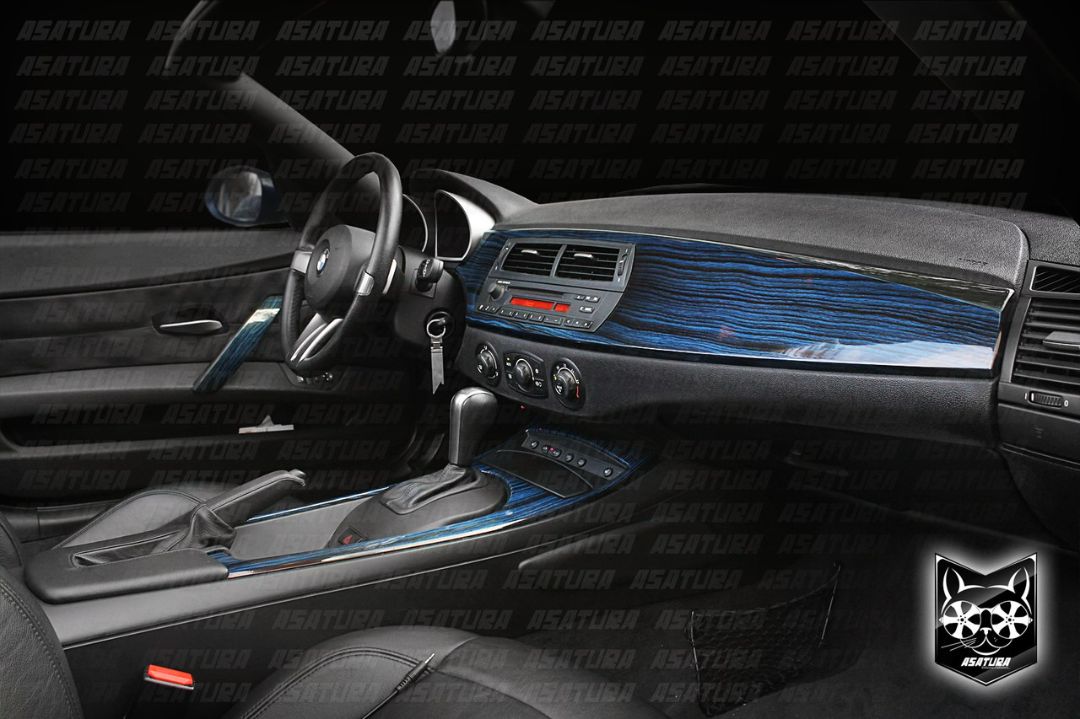 BMW Z4 - Дерево синее