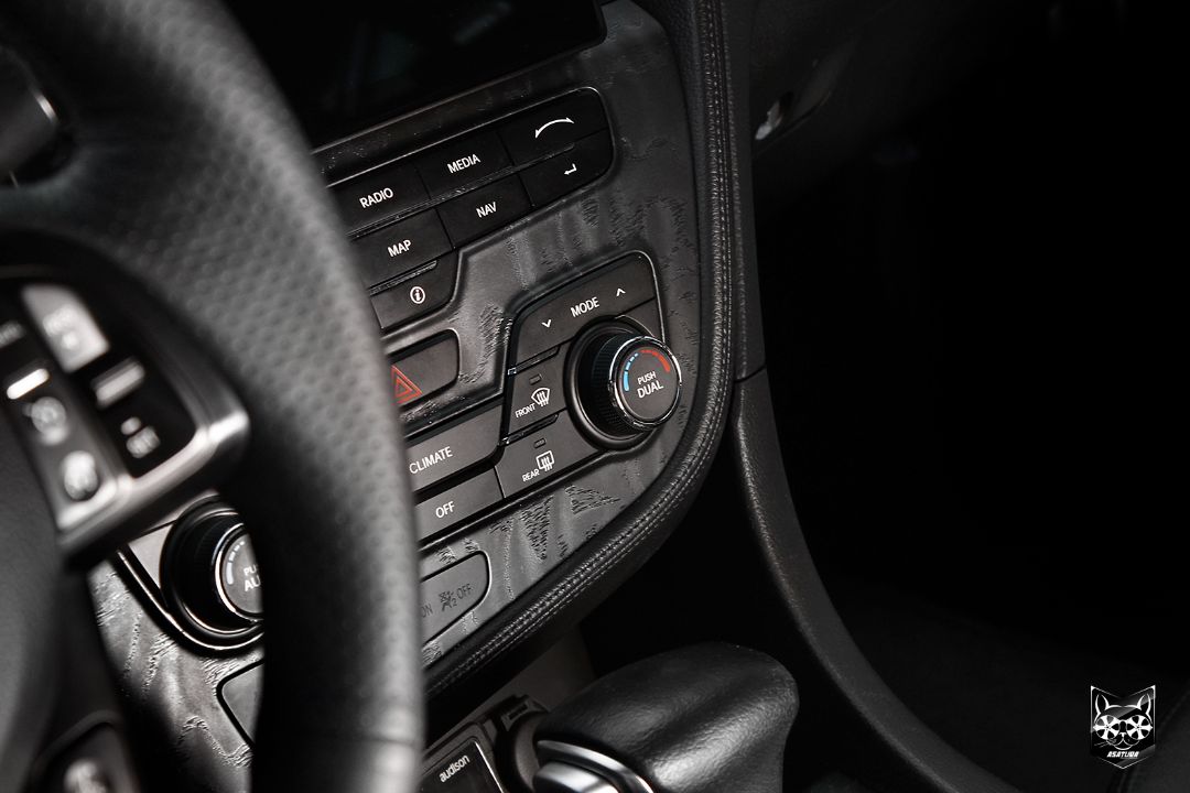 KIA Optima - Аквапринт черное дерево