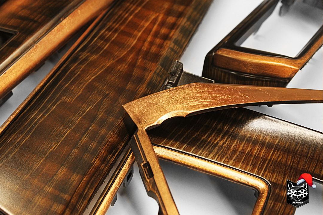 Camry 5 - Аквапринт дерево и медь