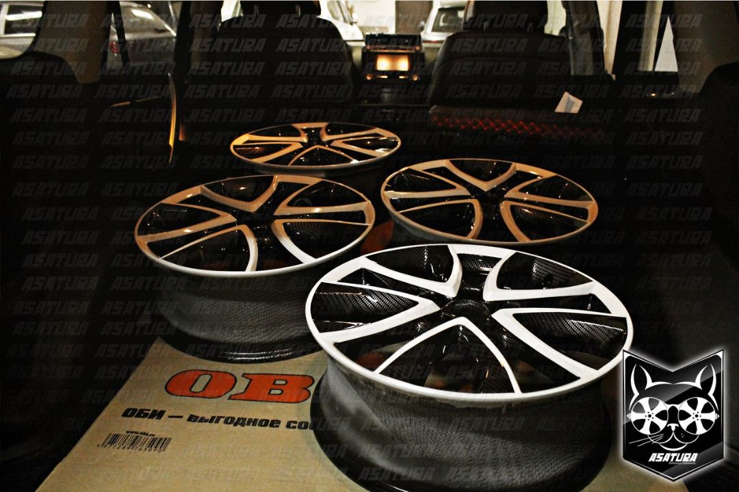 Диски Mazda - двухкомпонентная покраска