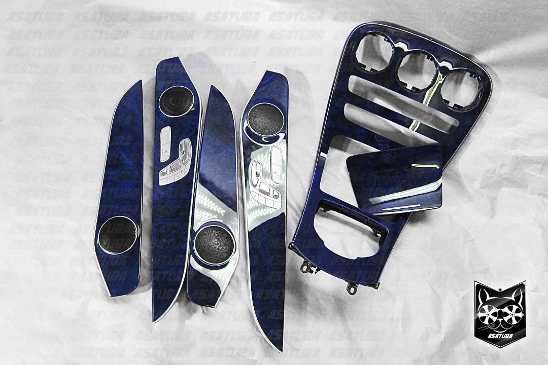 Mercedes-Benz GLC-Class - Аквапринт под синее дерево