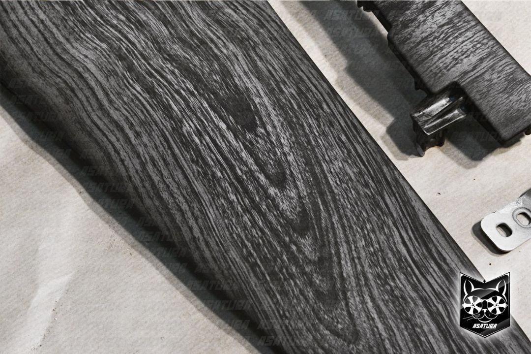 Infiniti QX70 - Аквапринт серое матовое дерево